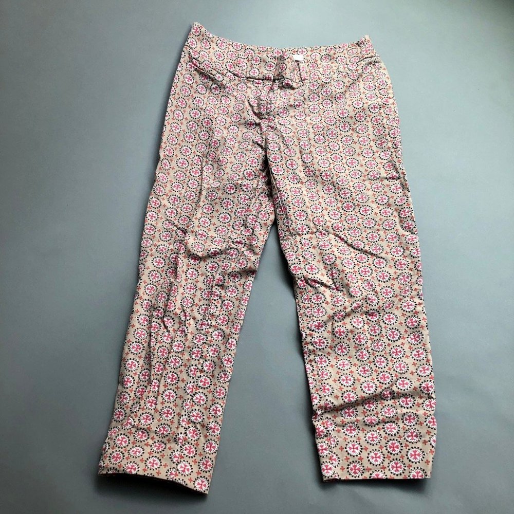 Loft Pattern Capri Pants 00p - image 1